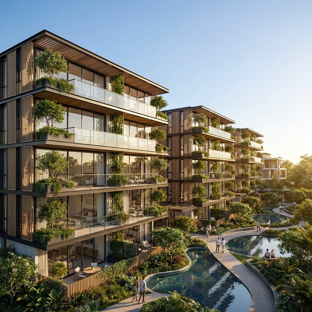 Comunidad de vecinos moderna gestionada con FincaHub